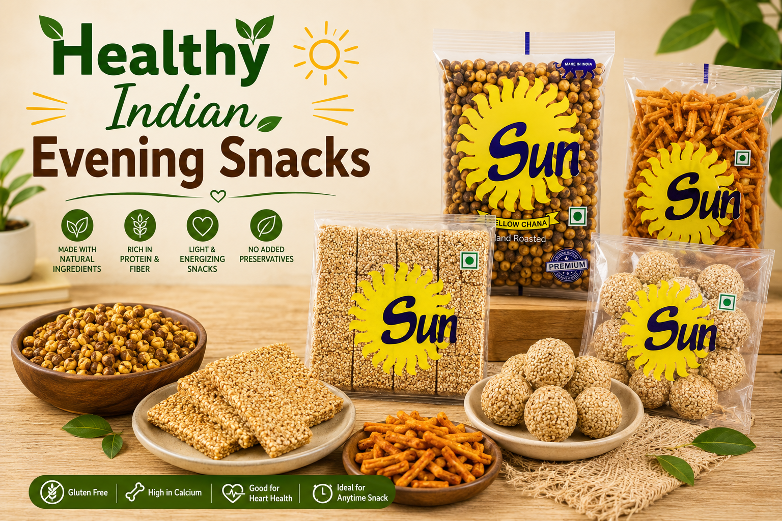Sun Products range presented as healthy Indian evening snacks